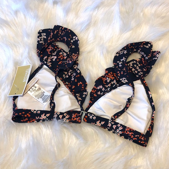 NEW Michael Kors Rose Pink Bloom Bikini Set 👙 - Picture 4 of 8